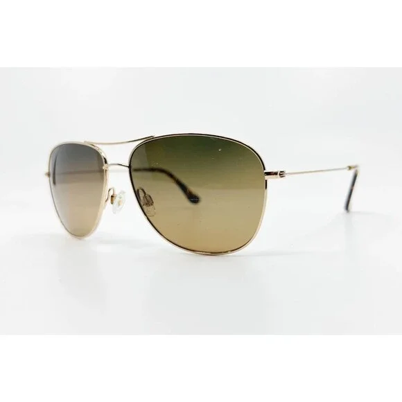 Maui Jim Cliff House MJ247-16 Gold Bronze Polarized Sunglasses 59-15-120 8436